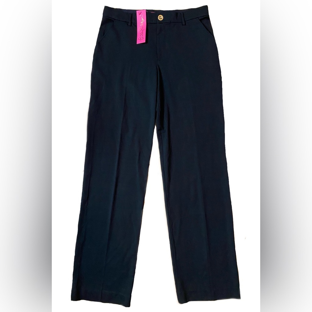 Lilly Pulitzer Women’s 8 New Lyndie Knit Dress Pants Onyx